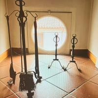 Attrezzi  per camino in ferro