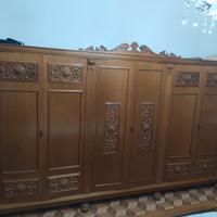 Camera da letto noce massello