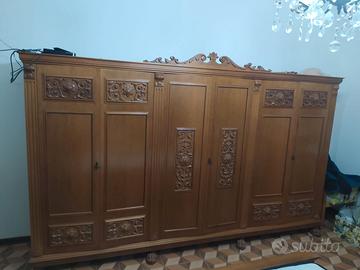 Camera da letto noce massello