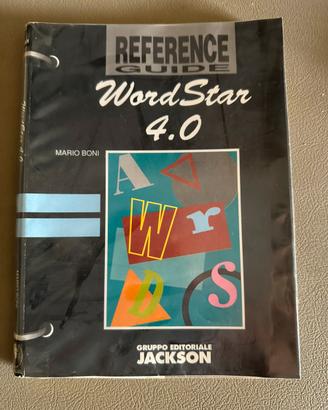 Manuale WordStar 4.0 DOS Gruppo Jackson Vintage