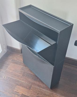 2 scarpiere IKEA nere impilabili