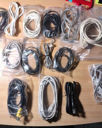Cavi telefonici e di rete - 15 pezzi