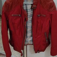 Giubbotto da Donna in Vera Pelle e Viscosa Equipe 