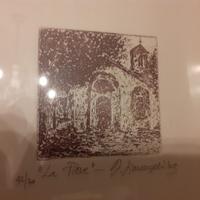 Piccolo quadretto SERIGRAFIA NUMERATA pieve novi