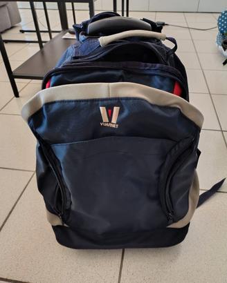 Vuarnet trolley con rotelle e manico telescopico