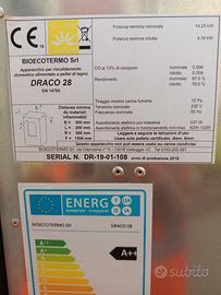 generatore di aria calda a pellet 