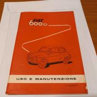 FIAT 600D manuale istruzioni 1962