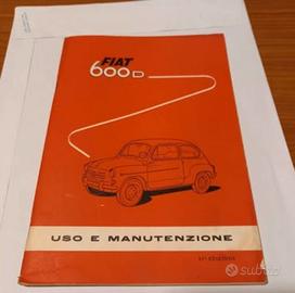 FIAT 600D manuale istruzioni 1962
