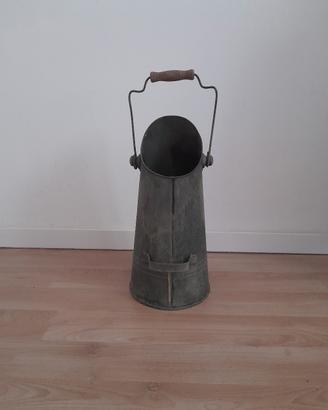 Secchio carbone vintage anni '50