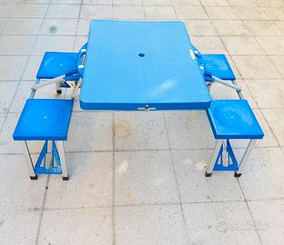 Tavolo da Picnic Pieghevole Valigetta