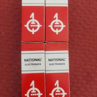 SET 4 VALVOLE NATIONAL 6L6GC