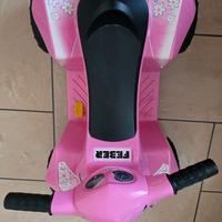 Quad elettrico per bambini Racy rosa Faber