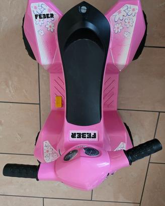 Quad elettrico per bambini Racy rosa Faber