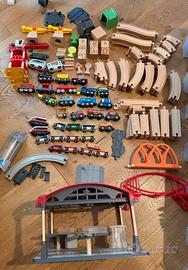 Trenino in legno IKEA + Playtive(Lidl)+stazione