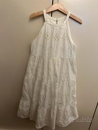 Abito  bianco bambina ZARA usato 9 anni