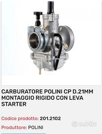 Carburatore polini 21 cm