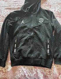 Felpa Jordan zip Paris Nera