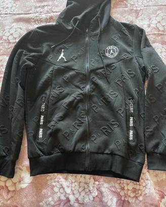 Felpa Jordan zip Paris Nera