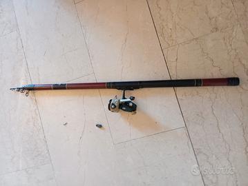canna da pesca vintage 
