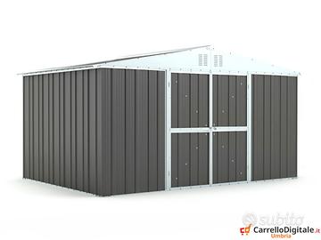 Box lamiera deposito Acciaio 403x269 grigio scuro