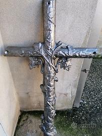 Crocifisso antico in ghisa fine '800