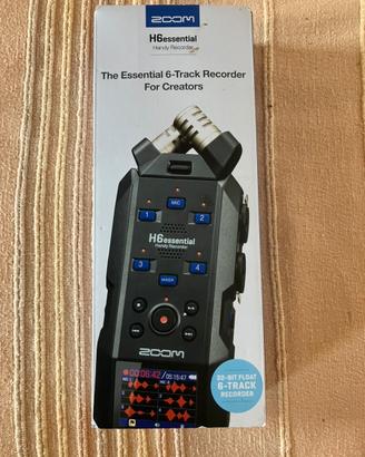ZOOM H6essential–Registratore 6tracce 32-bit Float