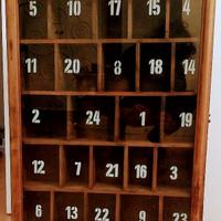 Vetrinetta Calendario dell' Avvento - vintage