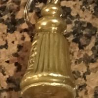 portachiavi in ottone massiccio di chiave d'alberg