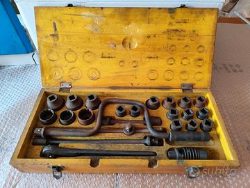 Set di chiavi meccaniche bussole e cricchetto vint