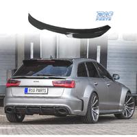 SPOILER ALETTONE AUDI A6 AVANT 11-18 NERO LUCIDO