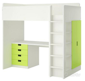Cameretta Ikea STUVA letto + armadio + cassettiere