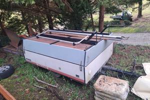 Carrello tenda anche portabici con documenti