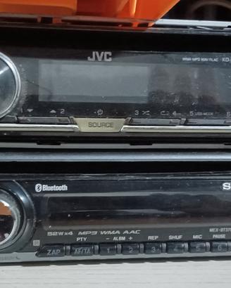 stereo JVC e sony