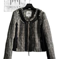 Milly - Taglia 8 USA - Giacca cardigan tweed