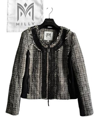 Milly - Taglia 8 USA - Giacca cardigan tweed