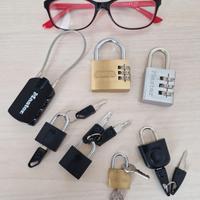 Serie 7 Lucchetti Combinazione e Chiave