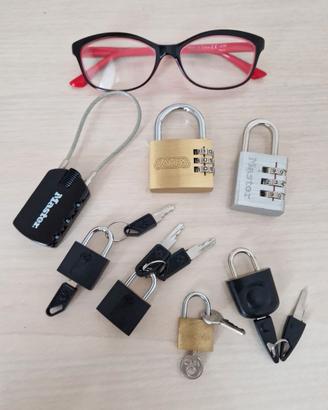 Serie 7 Lucchetti Combinazione e Chiave