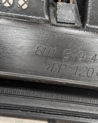 Deflettore acqua Parabrezza Audi TT 8n