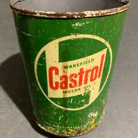 Barattolo vintage olio motore Castrol