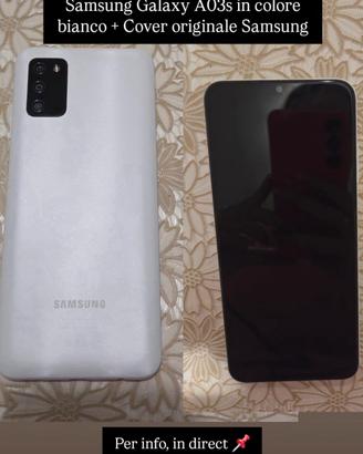 Samsung Galaxy A03s + Cover Samsung