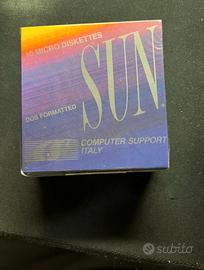 10 Floppy Disk SUN Computer Support Italy  Vintage