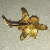 spilla vintage oro 18 e perla anni 50 