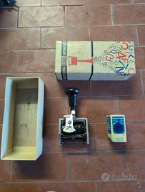 antico timbro manuale numerico 