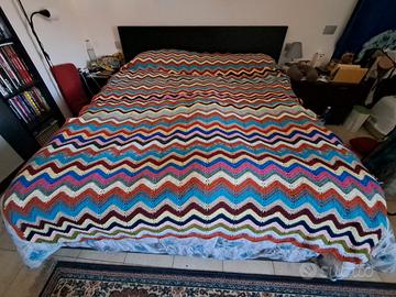 copriletto matrimoniale in lana 