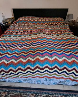 copriletto matrimoniale in lana 