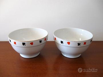 RICHARD GINORI 2 ciotole in porcellana anni '60