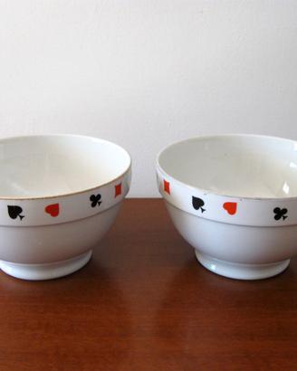 RICHARD GINORI 2 ciotole in porcellana anni '60