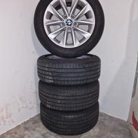 Set 4 gomme estive Run Flat cerchi in lega 18 BMW