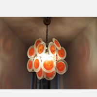 Lampadario Mazzega Gino Vistosi anni 60 70 dischi