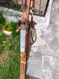 Sci in legno vintage.